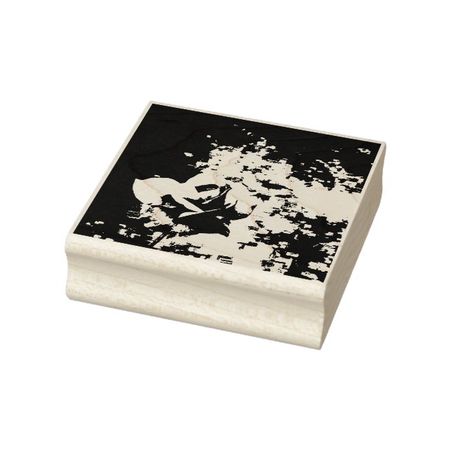 Alte Rose Gummistempel (Stempel)