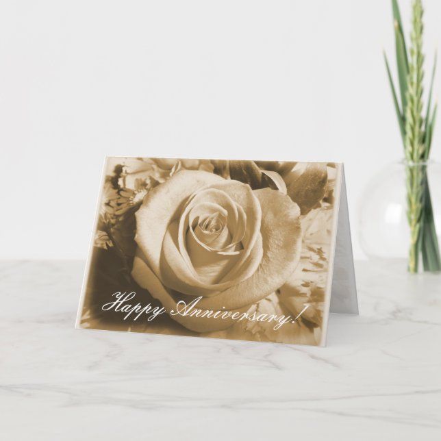 Alte Rose Karte (Vorderseite)