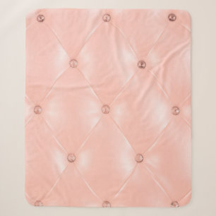 Alte Rose, Rosa, Hintergrund und Textur mit Leathe Sherpadecke