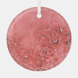 Alte rostige Eisenwandstruktur Ornament Aus Glas