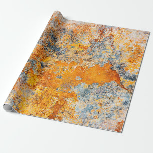 Alte Roststruktur. Grunge rosteter Metall Hintergr Geschenkpapier
