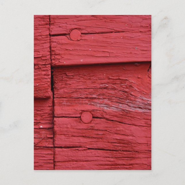 Alte rote Farbe Postkarte (Vorderseite)