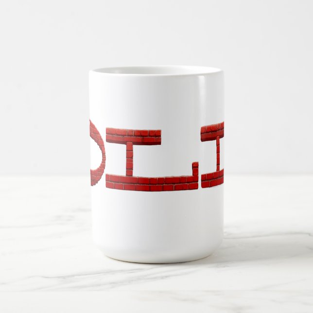Alte rote Ziegel Kaffeetasse (Mittel)