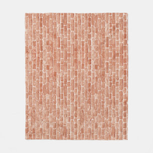 Alte, rote Ziegelmauer. Fleecedecke