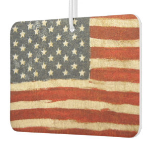 Alte Ruhm-amerikanische Flagge Autolufterfrischer