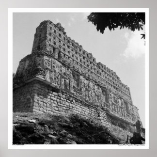 Alte Ruinen: Tempel 33 von Yaxchilan Poster