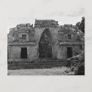 Alte Ruinen: Zugang zu Labna, Yucatan, Mexiko Postkarte