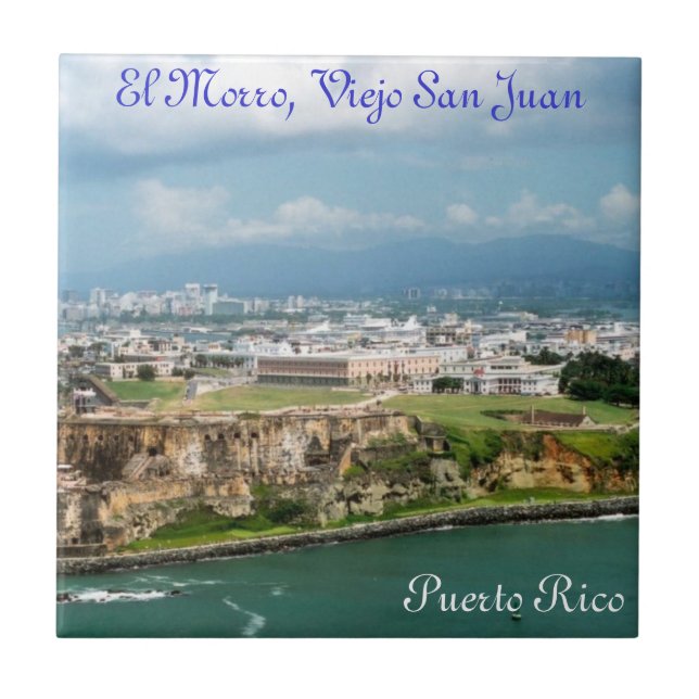 Alte San- Juanfliese Fliese (Vorderseite)