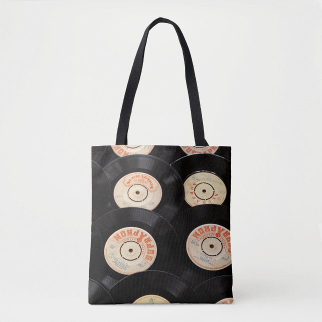 alte Schallplatten-Tasche Tasche (Vorderseite)