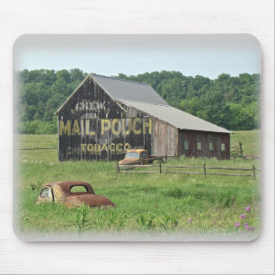 Alte Scheune Mail Pouch Tabakwerbung Mousepad