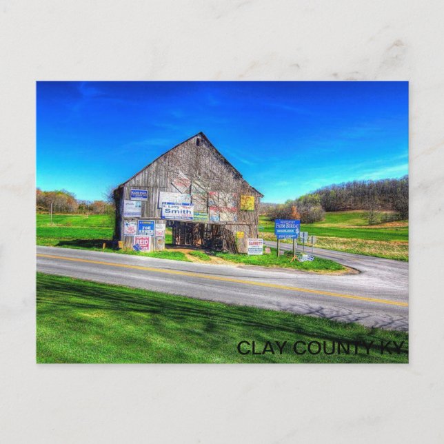 ALTE SCHEUNE POSTKARTE (Vorderseite)