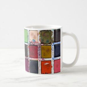Alte Schmutz-Farben Kaffeetasse