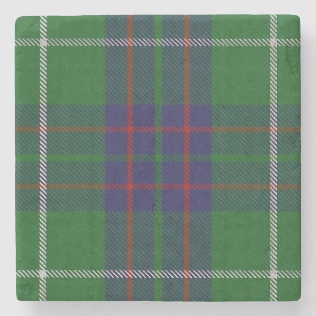 Alte Schotte Tavern Clan MacIntyre Tartan Steinuntersetzer (Vorderseite)