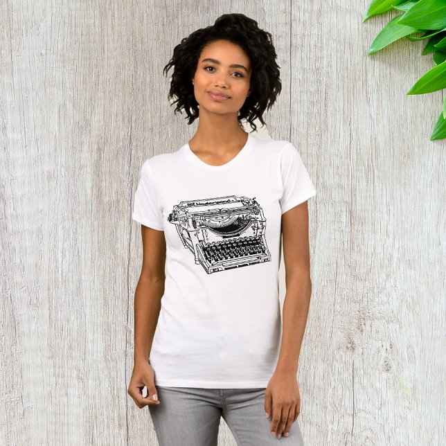 Alte Schreibmaschine Womens T - Shirt (Von Creator hochgeladen)