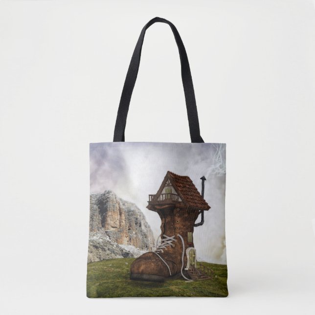 alte Schuhtasche Tasche (Vorderseite)