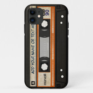 Alte Schul80er DJ-Musik-Kassetten-Band-Muster Case-Mate iPhone Hülle