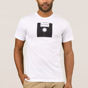 Alte Schuldisketten-Disc T-Shirt