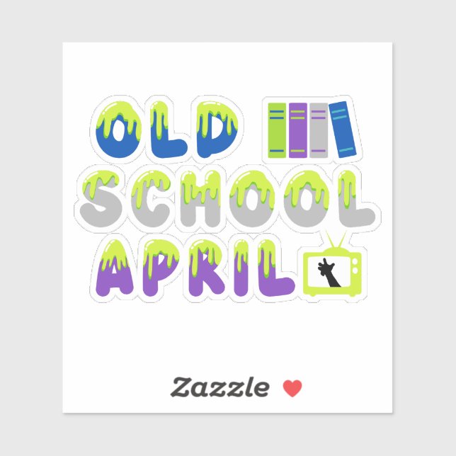 Alte Schule April Sticker (Blatt)
