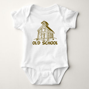 Alte Schule Baby Strampler