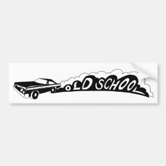 Alte Schule Camaro - Autoaufkleber