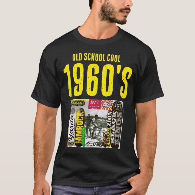 ALTE SCHULE COOL 1960 Dunkler T - Shirt (Vorderseite)