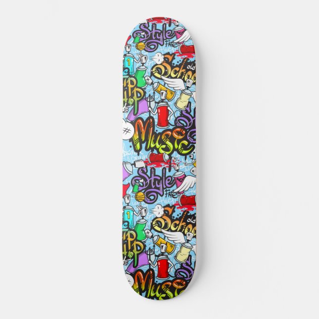 Alte Schule Graffitti Skateboard (Vorderseite)