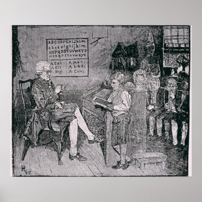 Alte Schule in Pennsylvania Poster (Vorne)