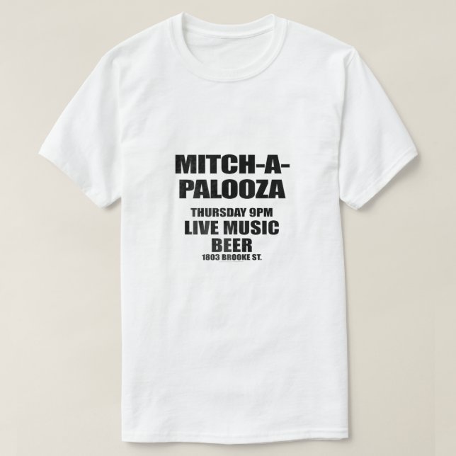 Alte Schule Mitchapalooza T-Shirt (Design vorne)
