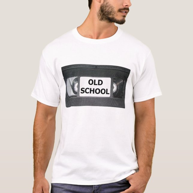 Alte Schule-VHS-Band T-Shirt (Vorderseite)
