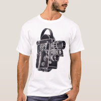 Alte Schule Vintage Videokamera Blau Frauen Tee