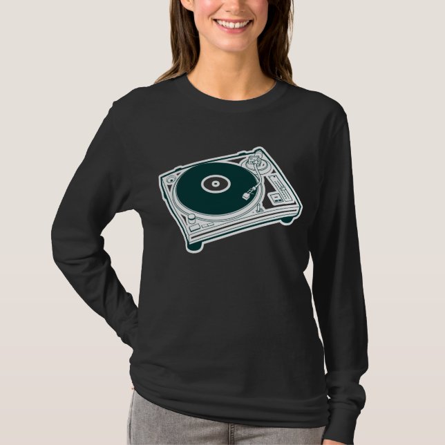 Alte Schule Wachs / Turntable T-Shirt (Vorderseite)