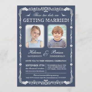 Alte SchulFotos, die Einladung Wedding sind