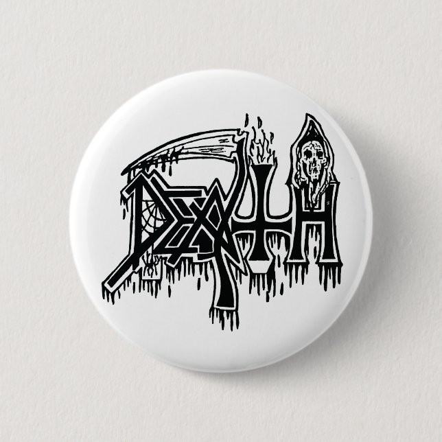 Alte Schullogoweißknopf Button (Vorderseite)