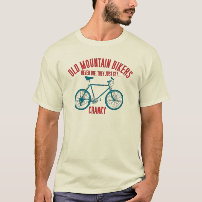 Alte SchulMountainbike-T-Shirt T-Shirt (Vorderseite)
