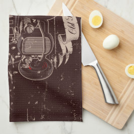 Alte Schulroute 66 Geschirrtuch