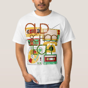 Alte SchulTech färbt 80er T - Shirts