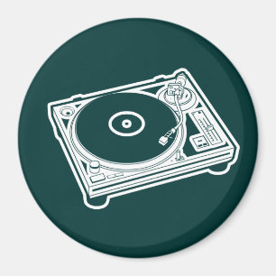 Alte Schulwachs/-Turntable Magnet