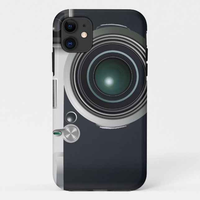 Alte schwarze Kamera Case-Mate iPhone Hülle (Rückseite)