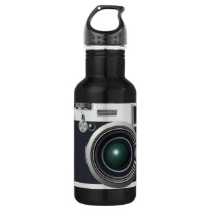 Alte schwarze Kamera Trinkflasche