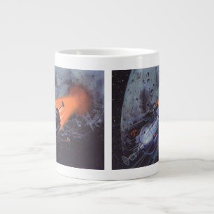 Alte Science-Fiction, Mondrakete startet Jumbo-Tasse
