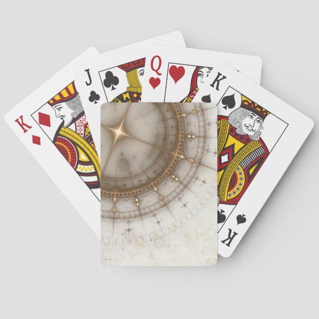 Alte Seekarte, Grunge Spielkarten (Rückseite)