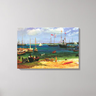Alte Seelandschaft, Nassau Hafen von Bierstadt Leinwanddruck
