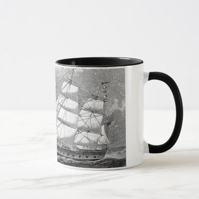 Alte Segelschiff-Tasse Tasse (Rechts)