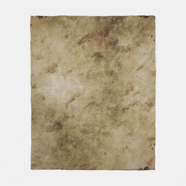Alte Seite Vintag antikes Papier Fleecedecke (Vorderseite)
