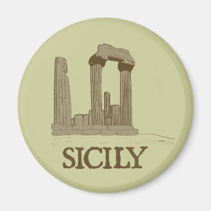 Alte Sicily Agrigento Ruins Magnet