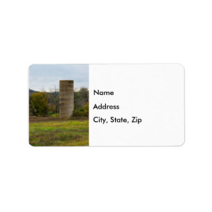 Alte Silo-Adressenmarken Adressaufkleber