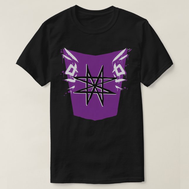 Alte skandinavische Wikinger Buchstaben Alphabet u T-Shirt (Design vorne)