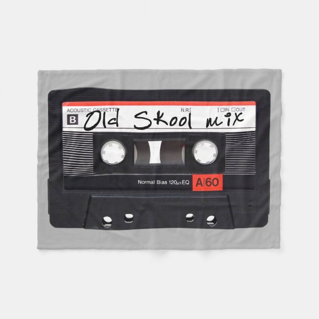 Alte Skool Mischungs-Fleece-Decke, klein Fleecedecke (Vorderseite (Horizontal))