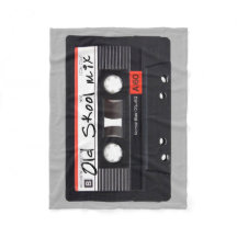 Alte Skool Mischungs-Fleece-Decke, klein