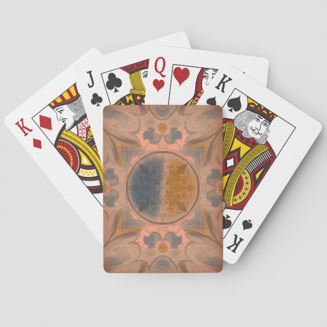 Alte Spielkarten (Rückseite)